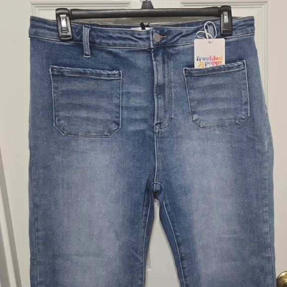 Risen Jeans Stylish Blue Boot Cut Jeans - Picture 3 of 7